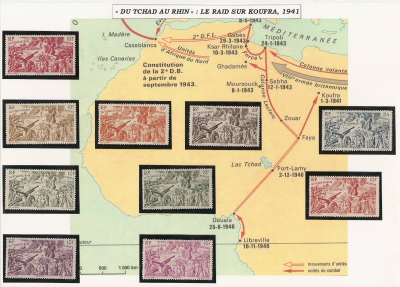 Du Tchad au Rhin : Guadeloupe Et Carte "raid sur Koufra" Tchad_10