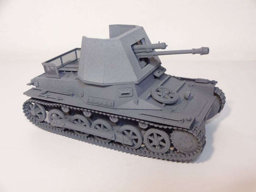  Panzerjäger I avec PAK 47mm [ Italeri 1/35ème] (Peinture terminée). Dsc01220