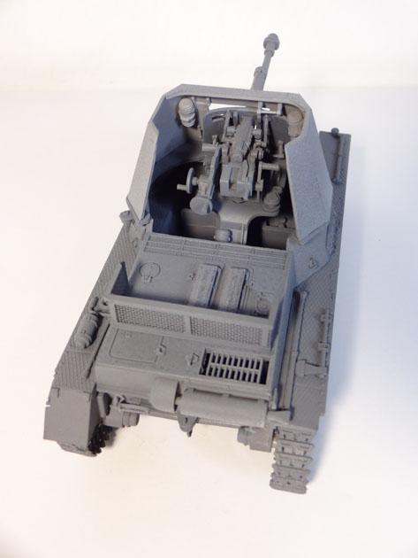  Panzerjäger I avec PAK 47mm [ Italeri 1/35ème] (Peinture terminée). Dsc01221