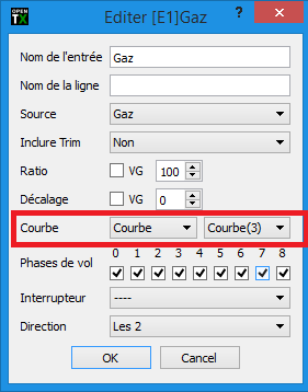 Exponentiel de gaz Courbe10