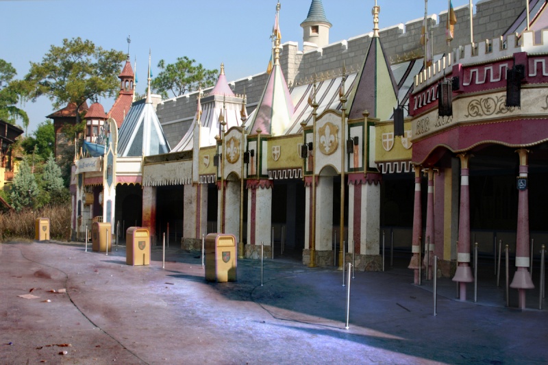 Walt Disney World abandonné et terrifiant imaginé par un artiste. Disney15