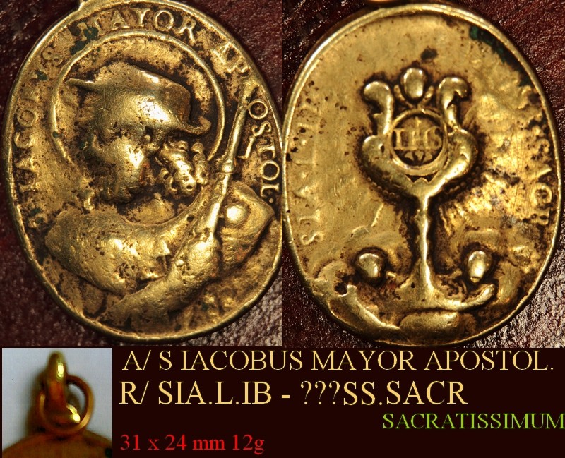 Médaille religieuse, Espagne ou Pays-Bas espagnols S_iaco10