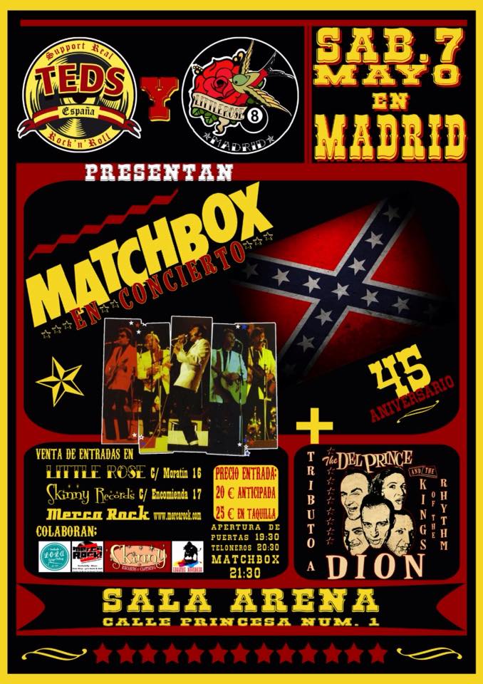 MATCHBOX-45 ANIVERSARIO + THE DEL PRINCE TRIBUTO A DION,SALA ARENA,MADRID 7 DE MAYO 11947610