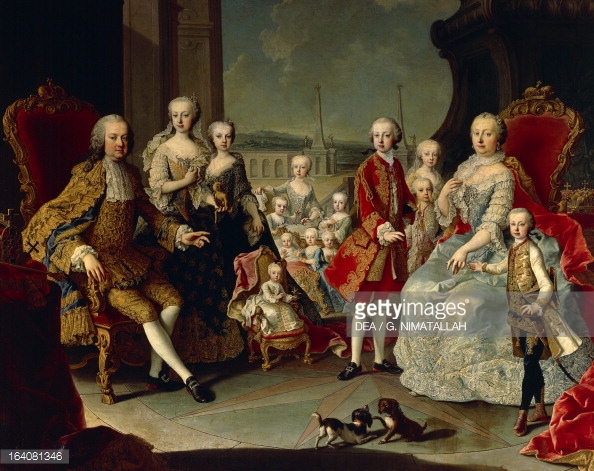 Portraits de la famille impériale, par Martin Van Meytens (et atelier) F110