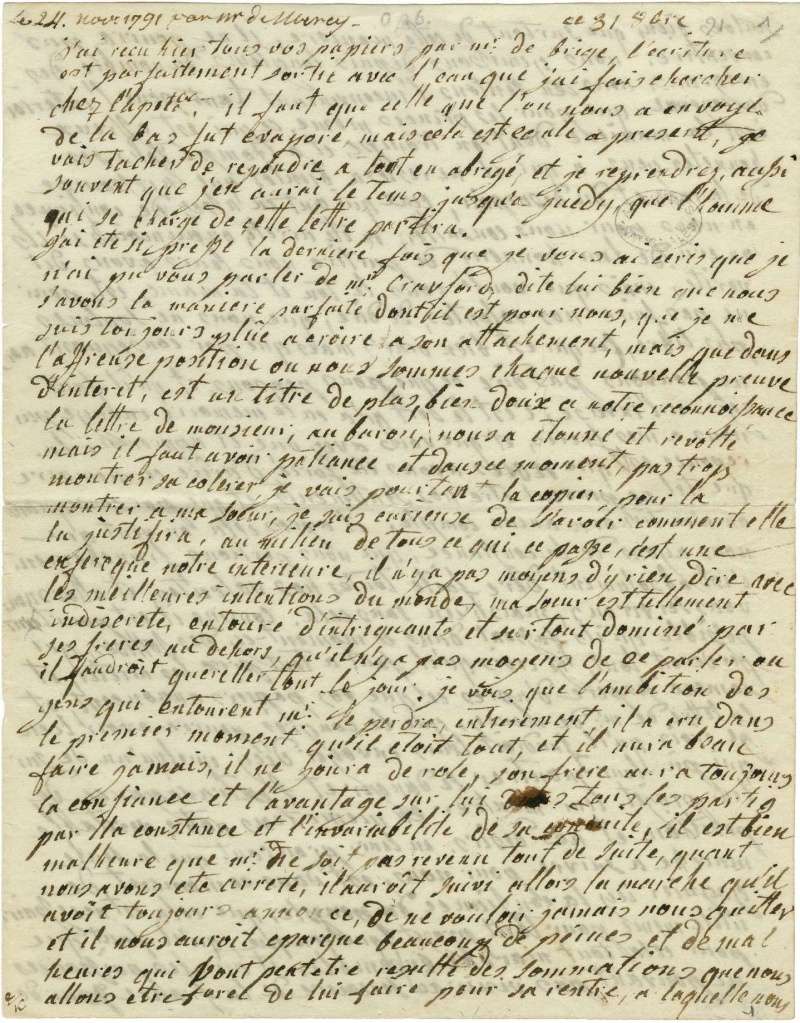 lettres - Lettres autographes de Marie-Antoinette à Fersen conservées aux A.N Lette_11