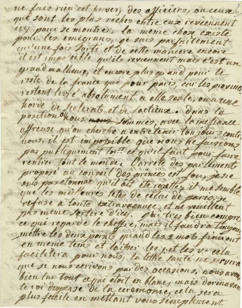 Lettres autographes de Marie-Antoinette à Fersen conservées aux A.N Lette_16