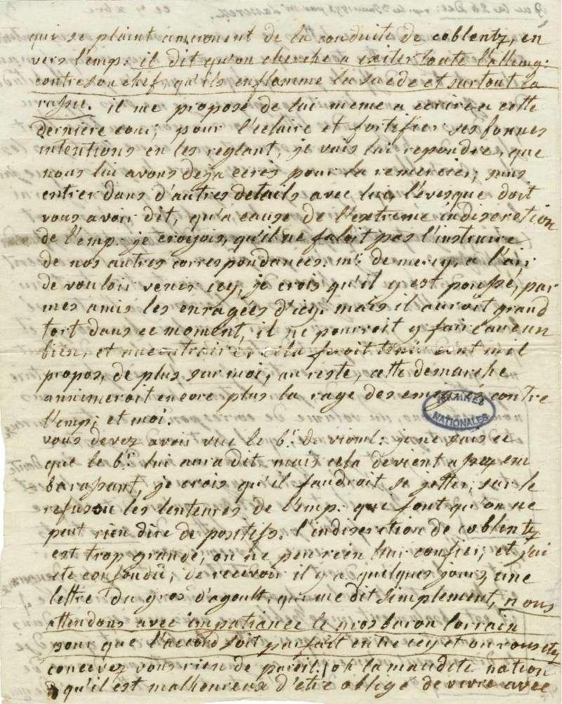 Lettres autographes de Marie-Antoinette à Fersen conservées aux A.N Lette_21