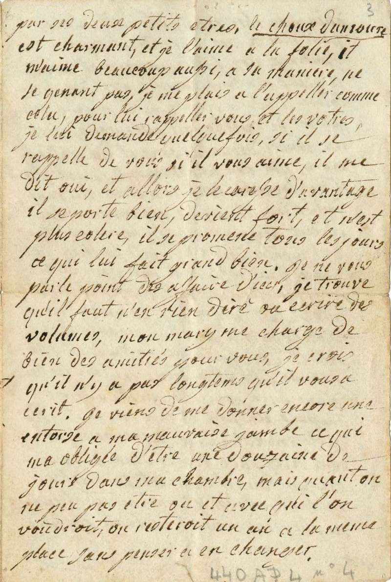 polignac - Les lettres de Marie-Antoinette à Madame de Polignac - Page 6 Lettre19