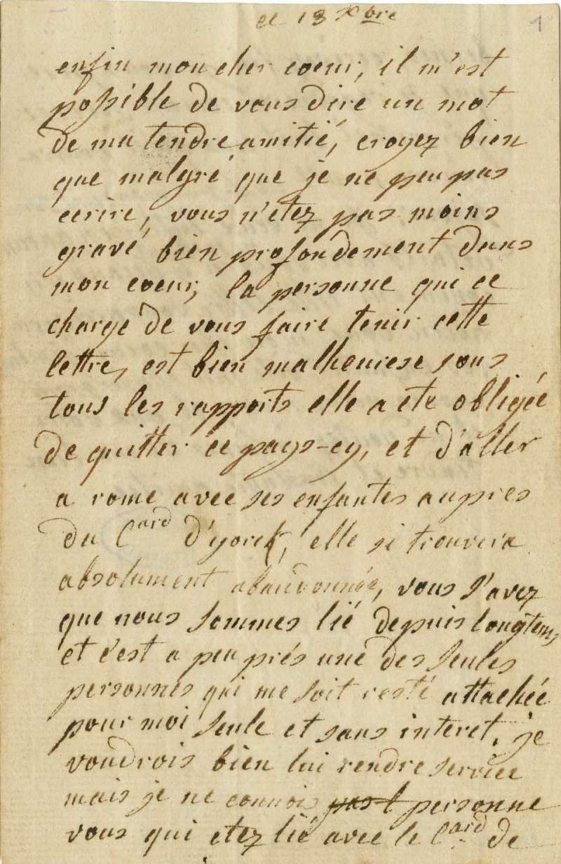 polignac - Les lettres de Marie-Antoinette à Madame de Polignac - Page 5 Lettre21