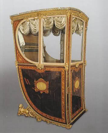 Chaises à porteurs, muletières et palanquins du XVIIIe siècle Maria_26