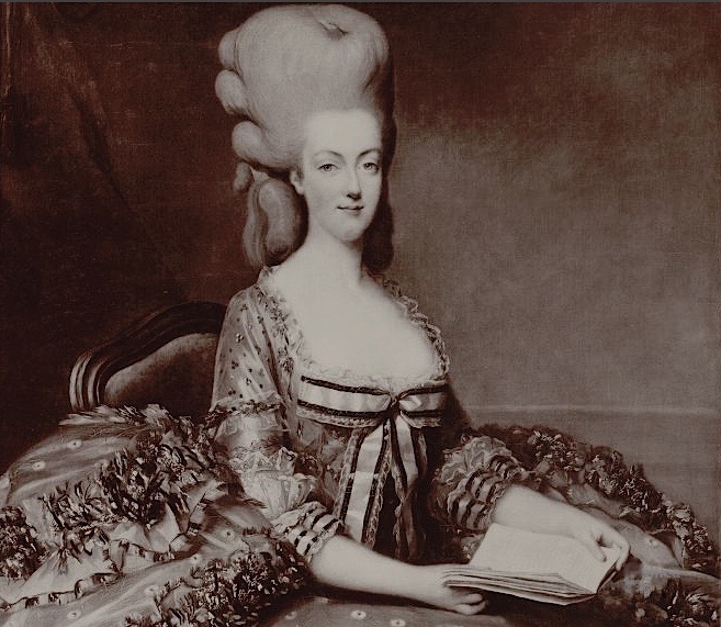drouais - Marie-Antoinette au livre par ou d'après F.-H. Drouais (1781) ? Marie_27