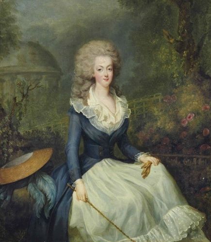 Portrait de Marie Antoinette attribué à Jean-Baptiste-André Gautier-Dagoty et non plus à Vestier Marie_51