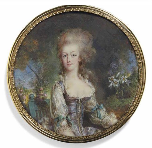 Marie Antoinette, portraits par Pierre-Adolphe Hall (Peter Adolf Hall) Marie_58