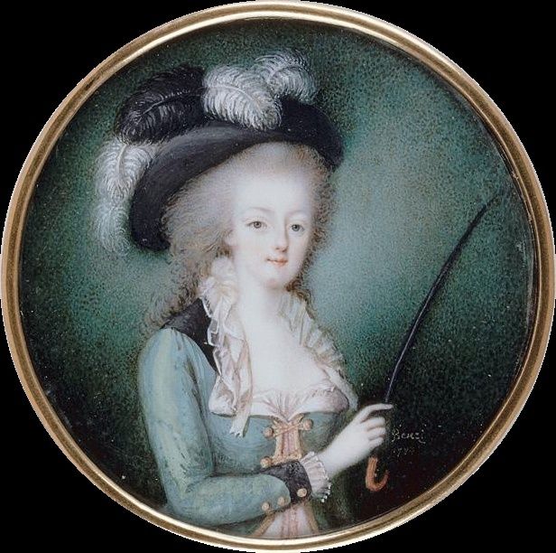 Divers portraits de Marie-Antoinette : miniatures du XVIIIe siècle (dont artistes non attribués) - Page 2 Portra23