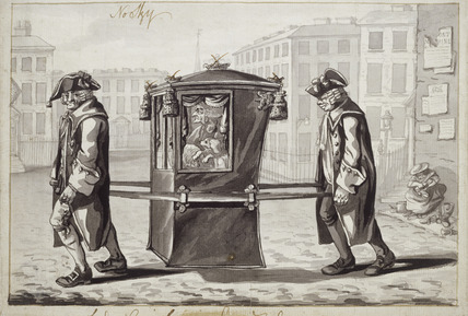 Chaises à porteurs, muletières et palanquins du XVIIIe siècle