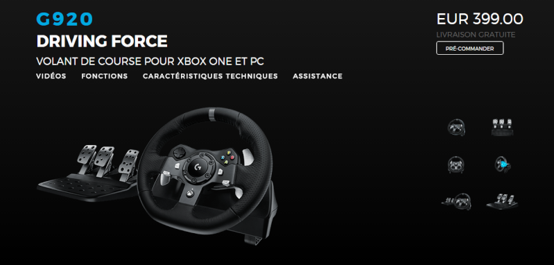 Volant Logitec XBOX ONE Sans_t14