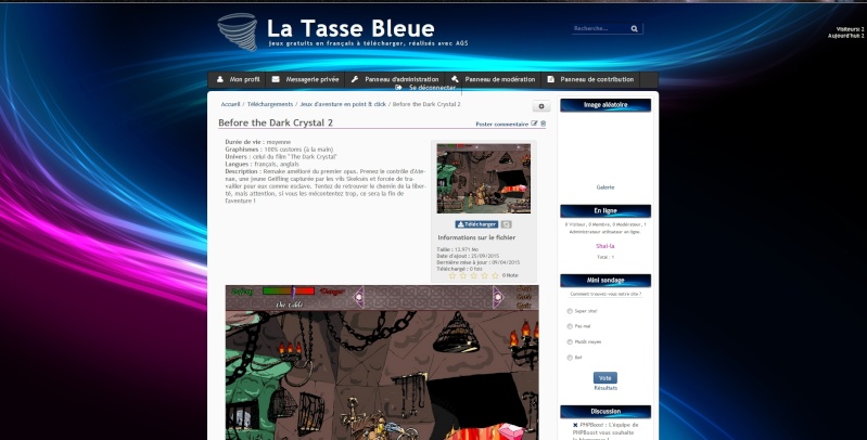 Le site de la Tasse Bleue Ags10