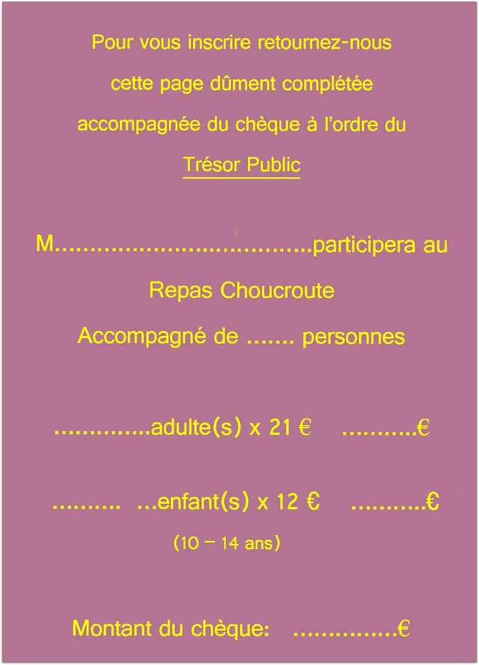 Repas Choucroute en Durot mercredi 11 novembre 12h00 La Chapelle-Sous-Brancion Scan3_10
