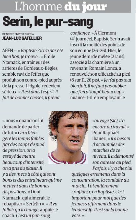 TOP14 - 5ème journée : Agen / UBB - Page 4 Sans_t27