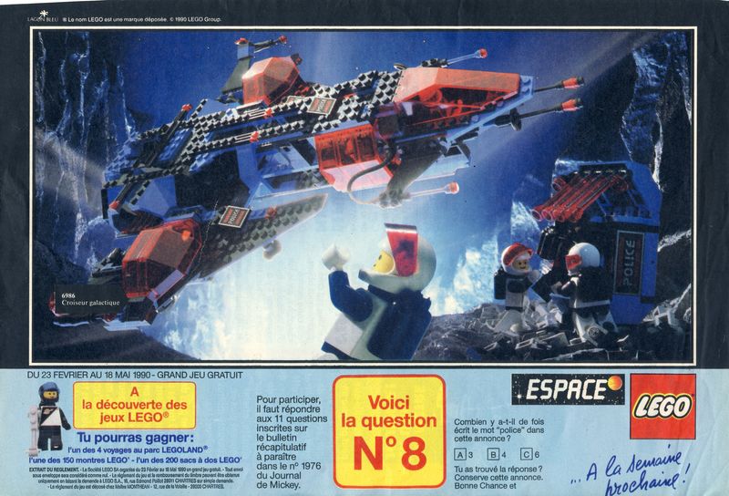 LEGO années 90 : pubs  issues de magazines picsou  Pub_le17