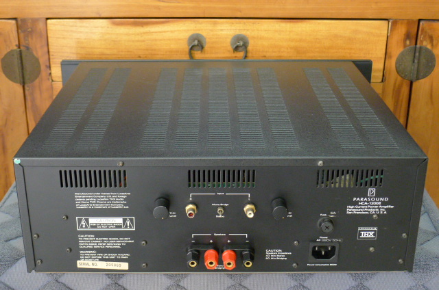 Parasound HCA-1200 II High Current Power Amplifier (Used) SOLD P1100912