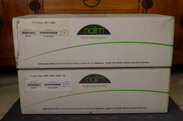Naim NAC 122X Pre Amplifier and Naim NAP 150X Power Amplifier Combo (Used) SOLD P1100919