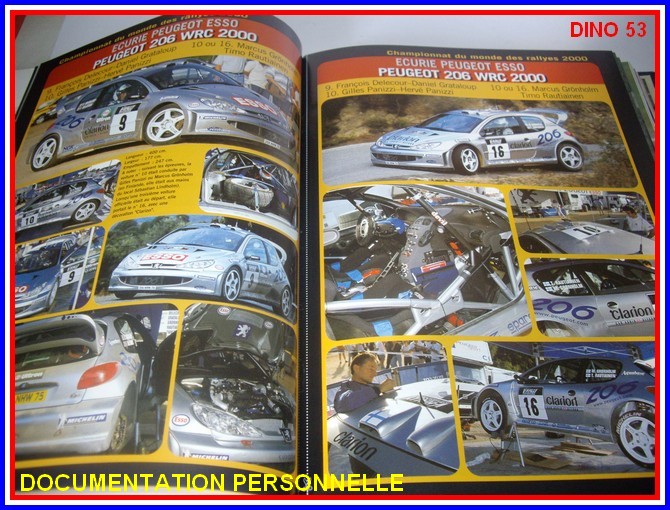 PEUGEOT 206 WRC 2000, l histoire de Peugeot 206 au 24ème Réf 80708 206_wr22