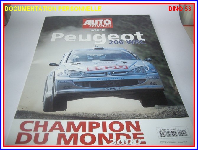 PEUGEOT 206 WRC 2000 Réf 80708 206_wr25