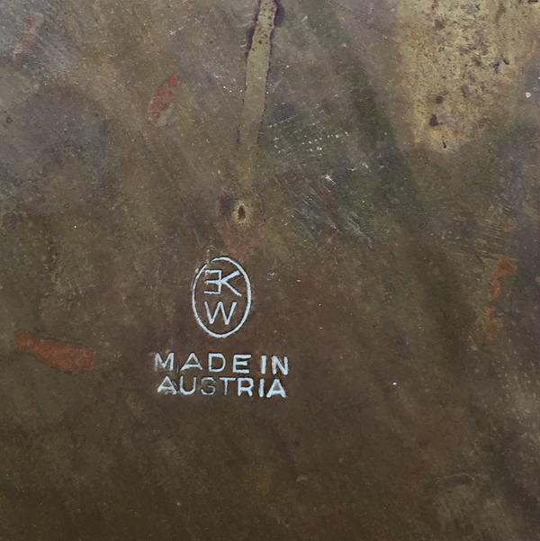 Austrian mark on copper bowl does any one know the maker please Aghhhh10