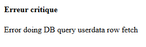 [FAQ] As mensagens de problema técnico do fórum 16-12-11