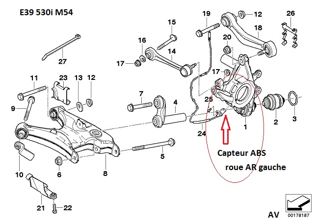 [ BMW E39 530I an 2001 ] problème ABS-ESP-ASC .compteur en panne  34_e3910