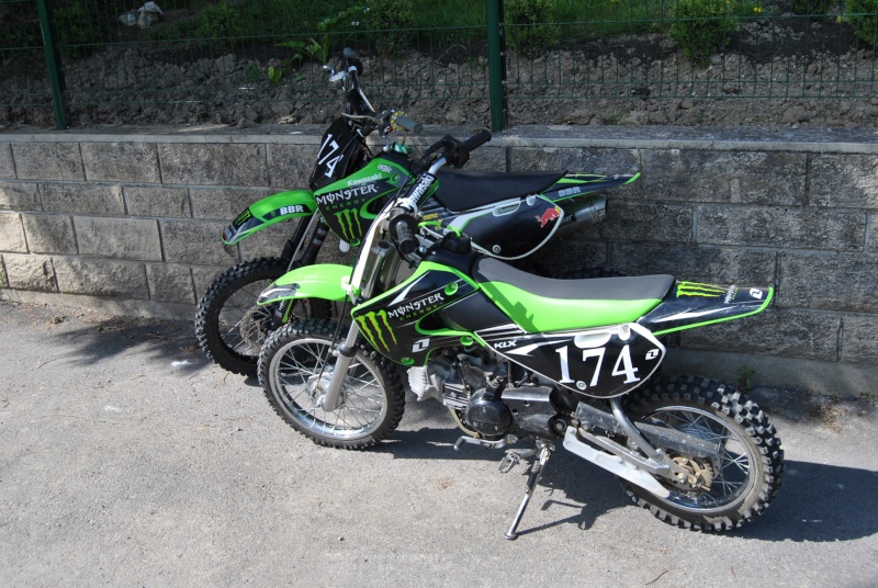 Honda ZB 1988, Aprilia 250 RS 2003 et Ktm 250exc de 2004 et klx 2015-013