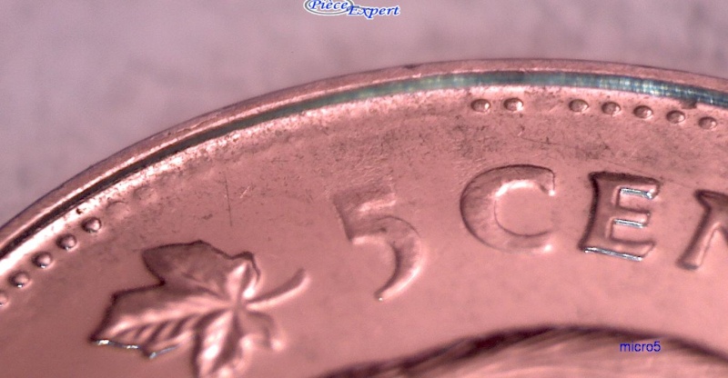 2004P - Coin Obturé, Perles Manquantes au Revers (Filled Die) 5_cen145