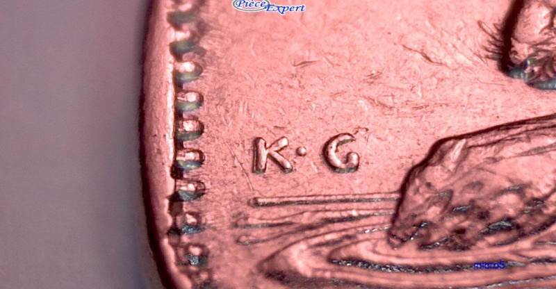 1961 - Coin Détérioré sur le K (Deteriorated Doubling on K) 5_cent40