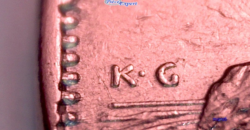 1961 - Coin Détérioré sur le K (Deteriorated Doubling on K) 5_cent41