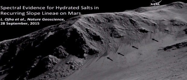 La Nasa a trouvé de l'eau sur Mars 56096011
