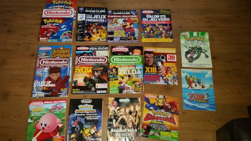 Lot nintendo magazines + suppléments, dvd poster 20151012