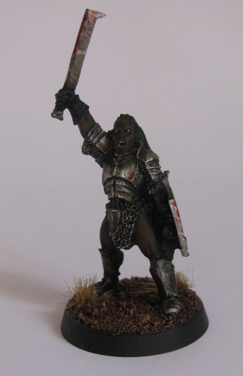 Isengard - Capitaine Uruk hai et Grima langue de serpent  Capita10