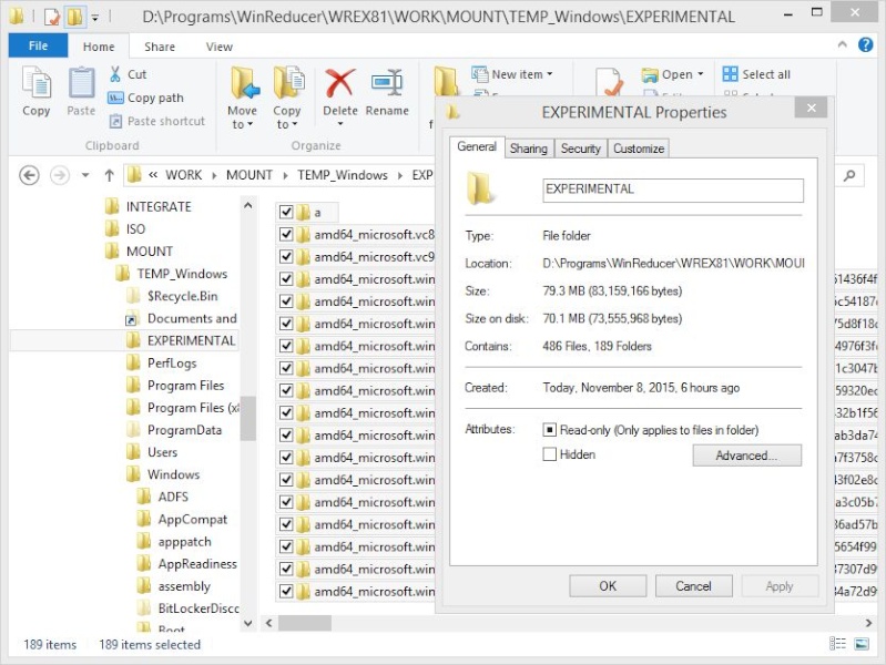 [SOLVED] Slimmingdown Windows 8.1 Pro (x64) with WREX-81.v1.2.3.0 : offlineServicing Bug Wrex-811