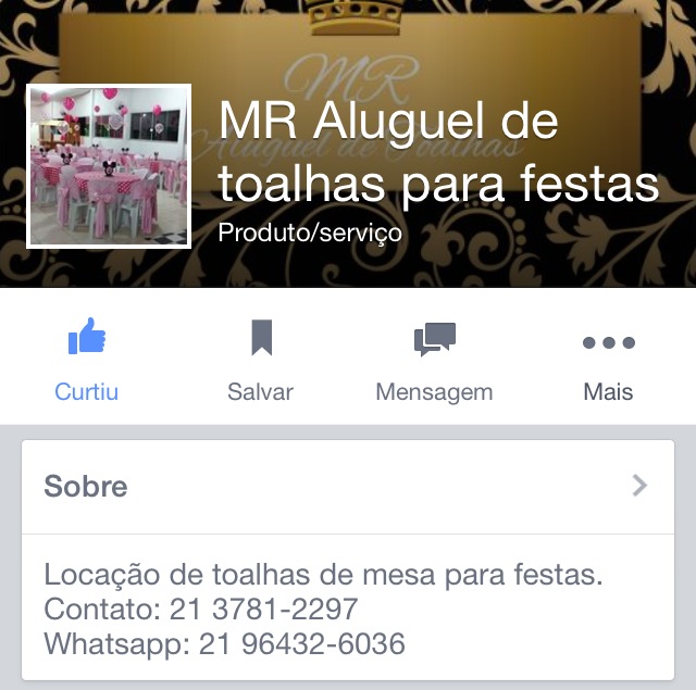 MR Aluguel de Toalhas para festas - 3781-2297 ou 96432-6036 Imagez10