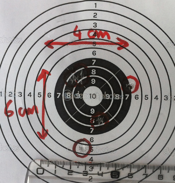 Pistolet Perfecta S3 - 20 mètres Cible11