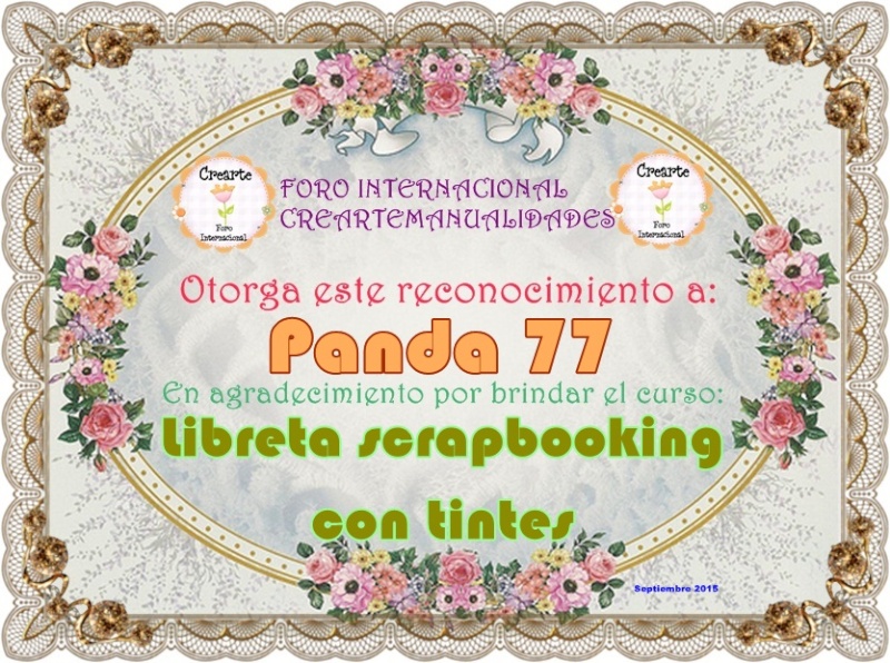 Nuestro agradecimiento a Panda 77 216