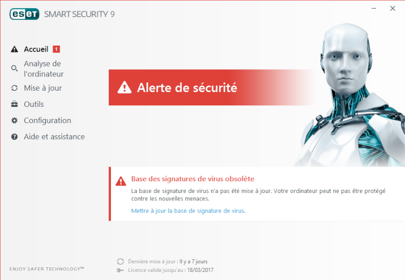 Eset smart Security problèmes de mise a jour  Screen22