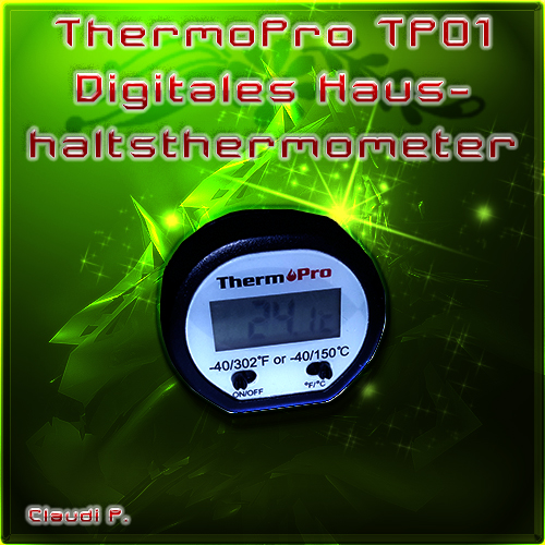 ThermoPro TP01 Digitales Haushaltsthermometer Thermo15