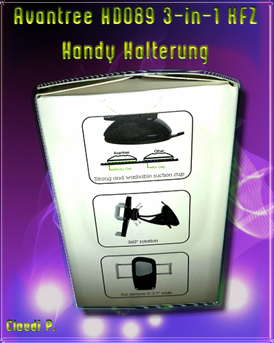 Avantree HD089 3-in-1 KFZ Handy Halterung Verpac14