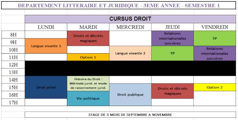 Emplois du temps du Département Juridique & Littéraire Sans_t86