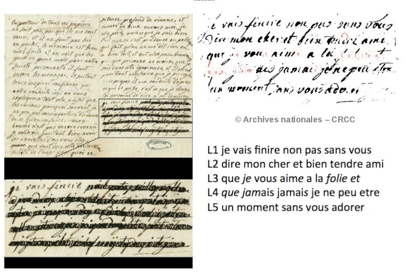Décaviardage scientifique de la correspondance entre Marie-Antoinette et Fersen Sans_t10