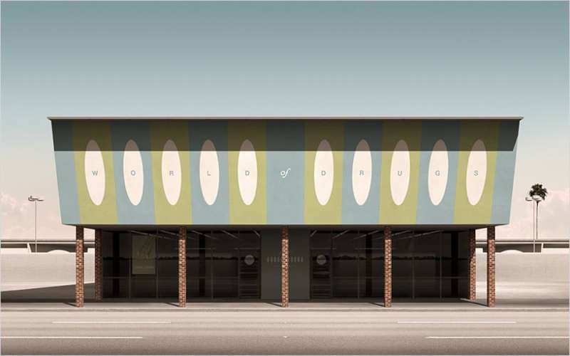 3D Architecture Googie - Geebird&Bamby 11151010