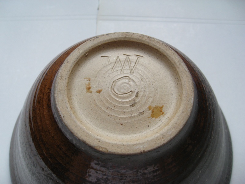 Studio bowl, WVC mark  - Wally Cole, Rye Pottery Img_2124