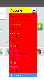 Modifier apparence CSS des menus déroulant Aide810